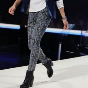 Grey CAbi camo jeans